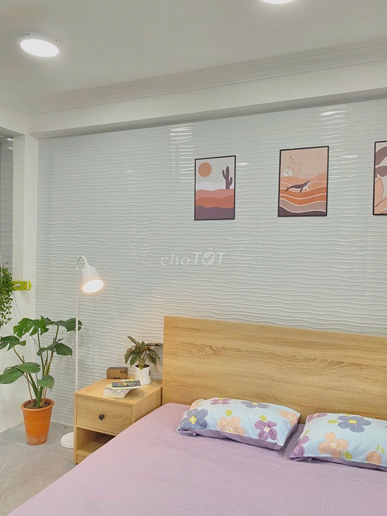 Studio Room, full interior, Thích Quảng Đức, bedroom