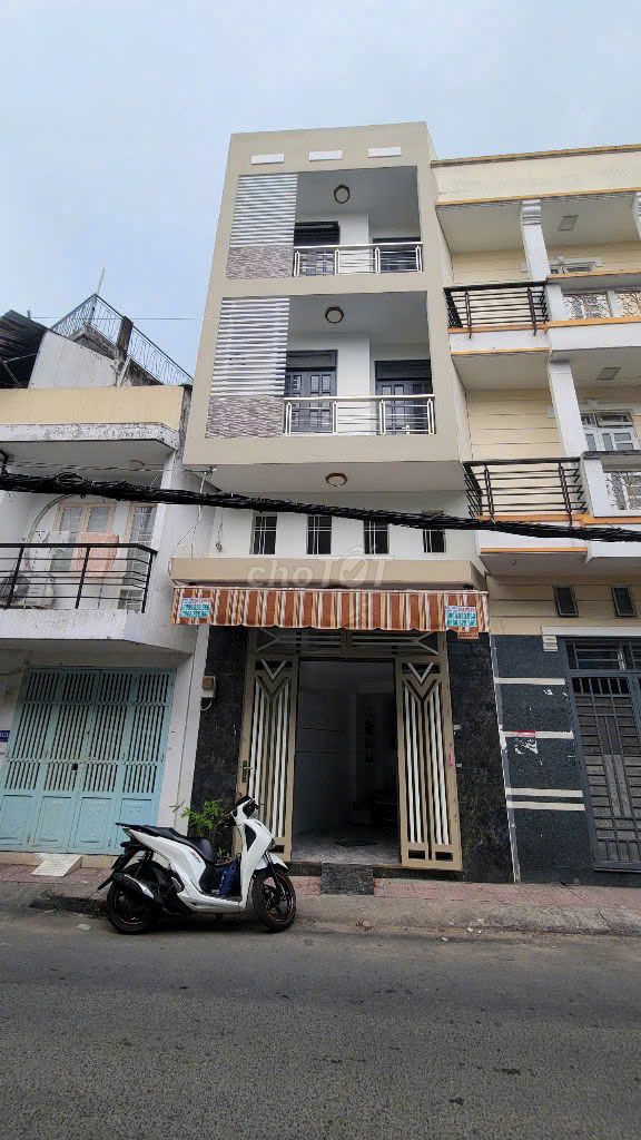 Lạc Long Quân alleyhouse, 4/2 floors, 2 bedrooms, 3.5 x8 meters.