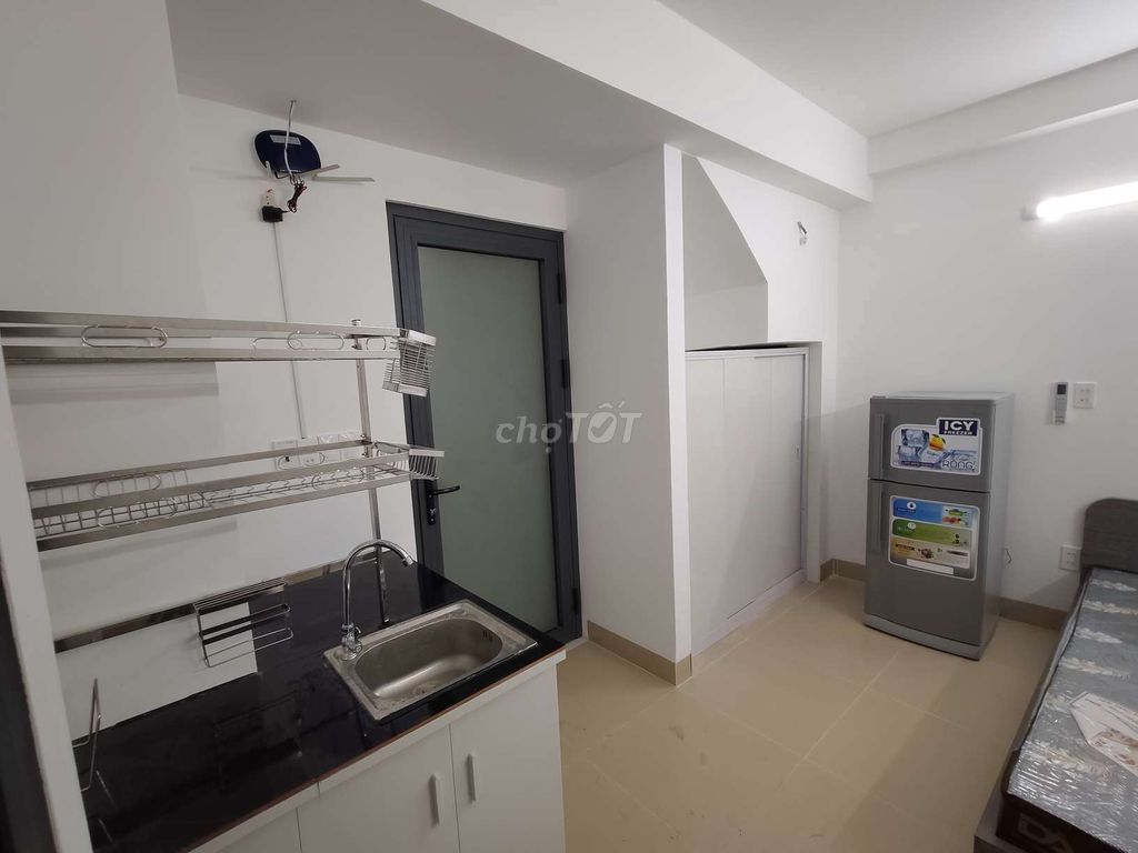 Rent room full interior - him blue, Tân Hưng