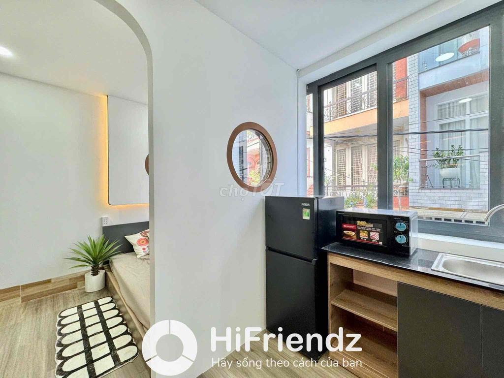 Rent an apartment. A full bedroom in Hồ Bá Kiện.