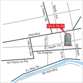 Tản Đà Court is the owner of a five - 105 M2 - 3 bedroom - full interior - 18 million.