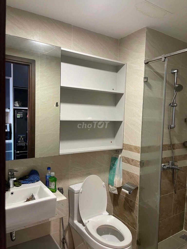 The studio apartment sees the Saigon Royal River full of furniture