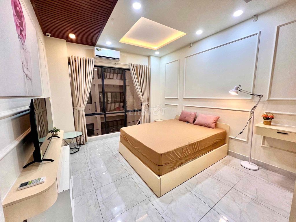The drug family, Bình Thạnh – apartment 1st bedroom 48 M2, full interior, sofa.