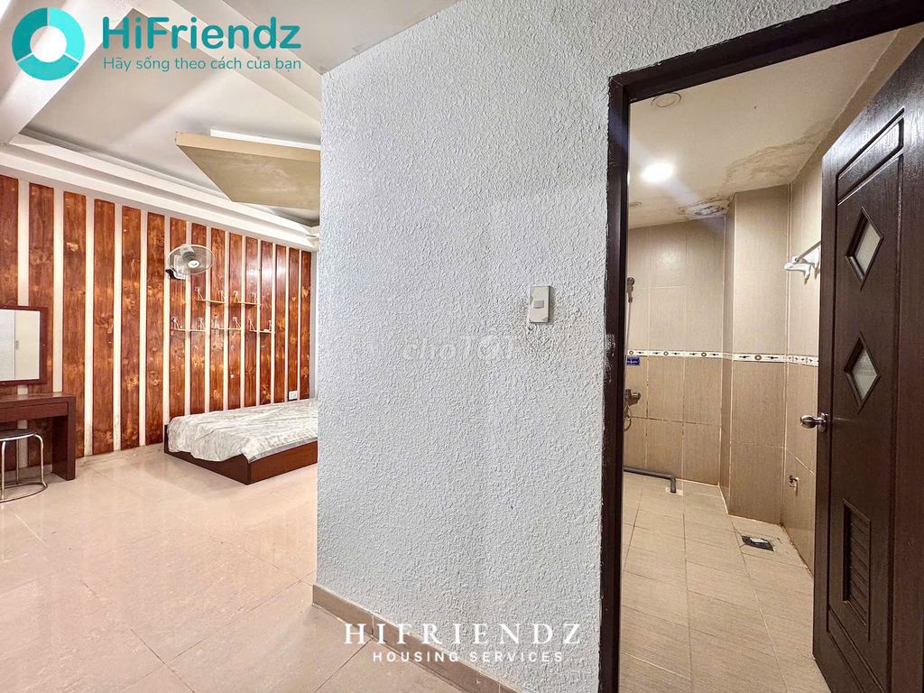 Super studio interior with cheap elevators near District 8 dock.