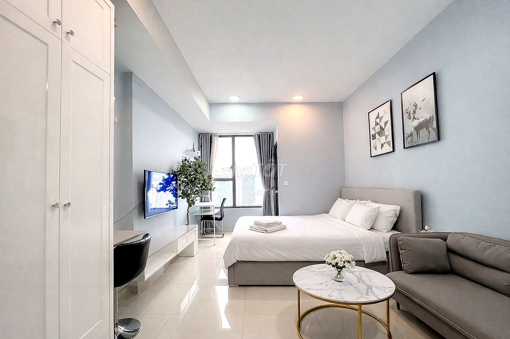 Rents for Studio River Gate District 4, 30 meters, furniture, 15 million.