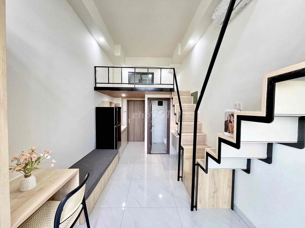 The balcony suite is full of furniture for four people.