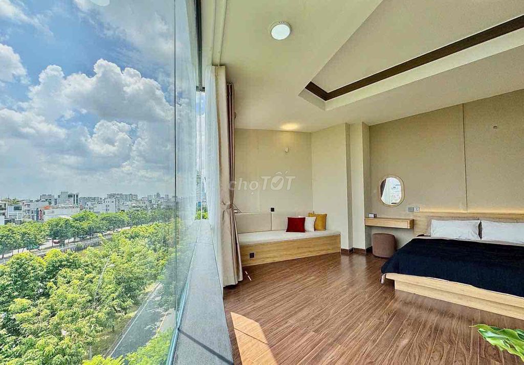 The balcony is very open - Hoàng Sa District 3 - Full interior, beautiful view