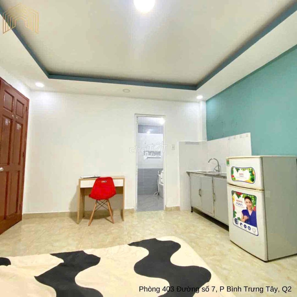 Room 4 million. Full interior with elevators at Nguyễn Thị Định.