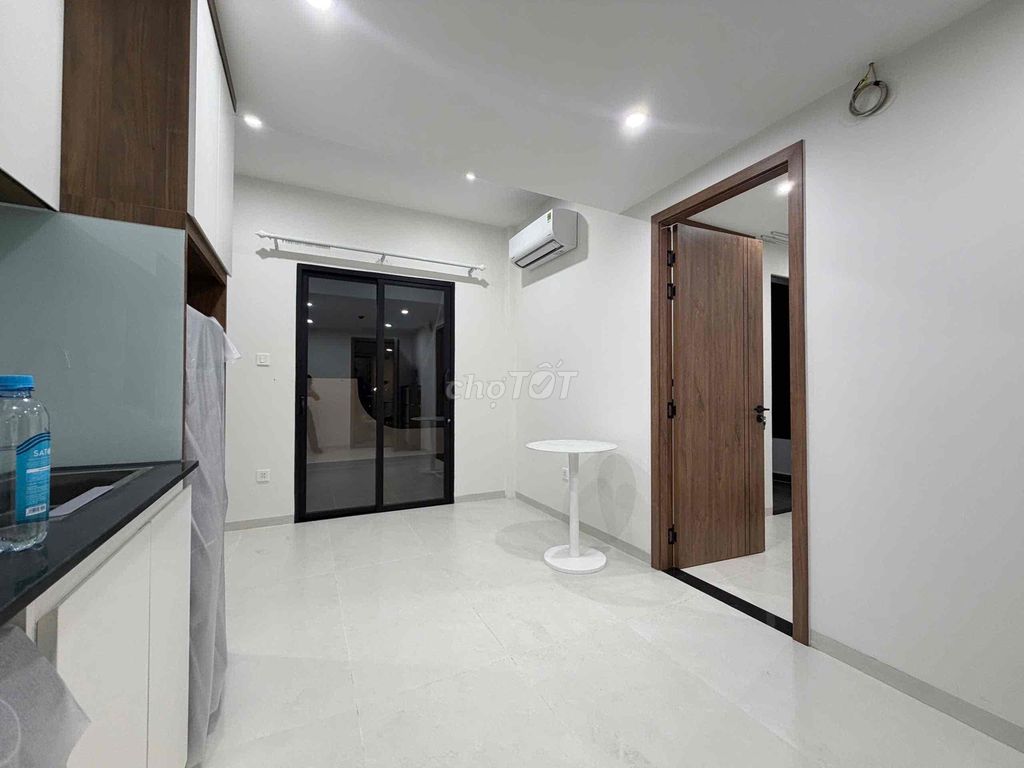 The real apartment. A full bedroom.