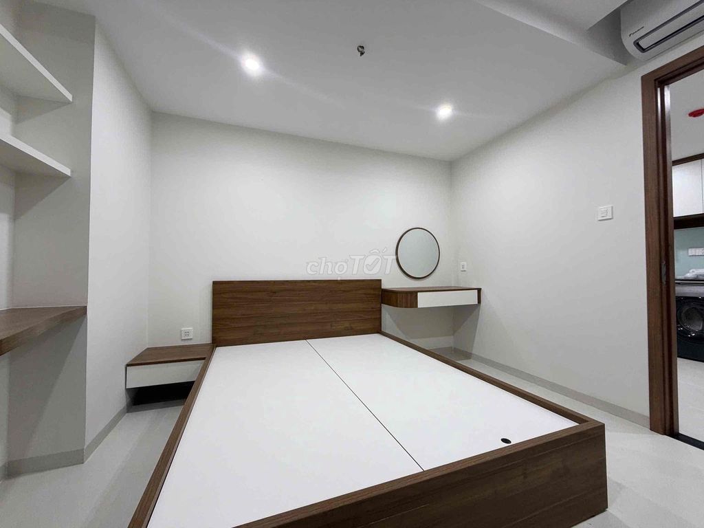 The real apartment. A full bedroom.