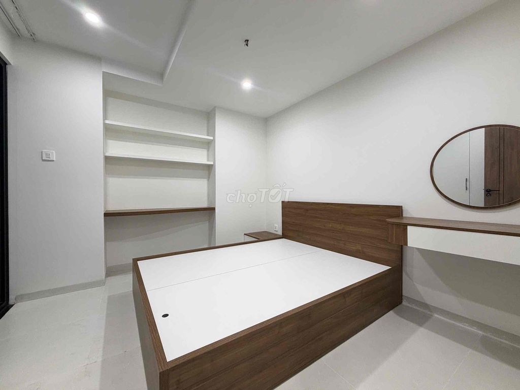 The real apartment. A full bedroom.