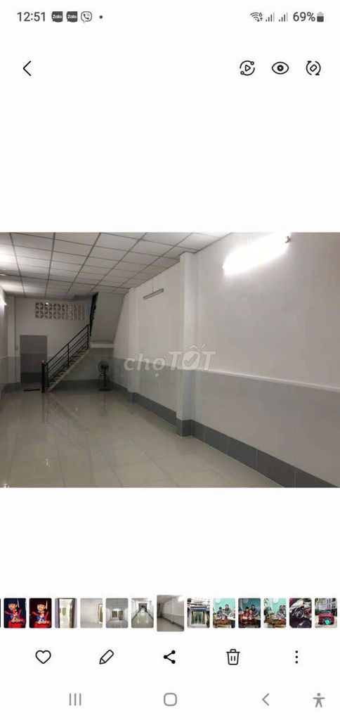 The whole place is rented.
