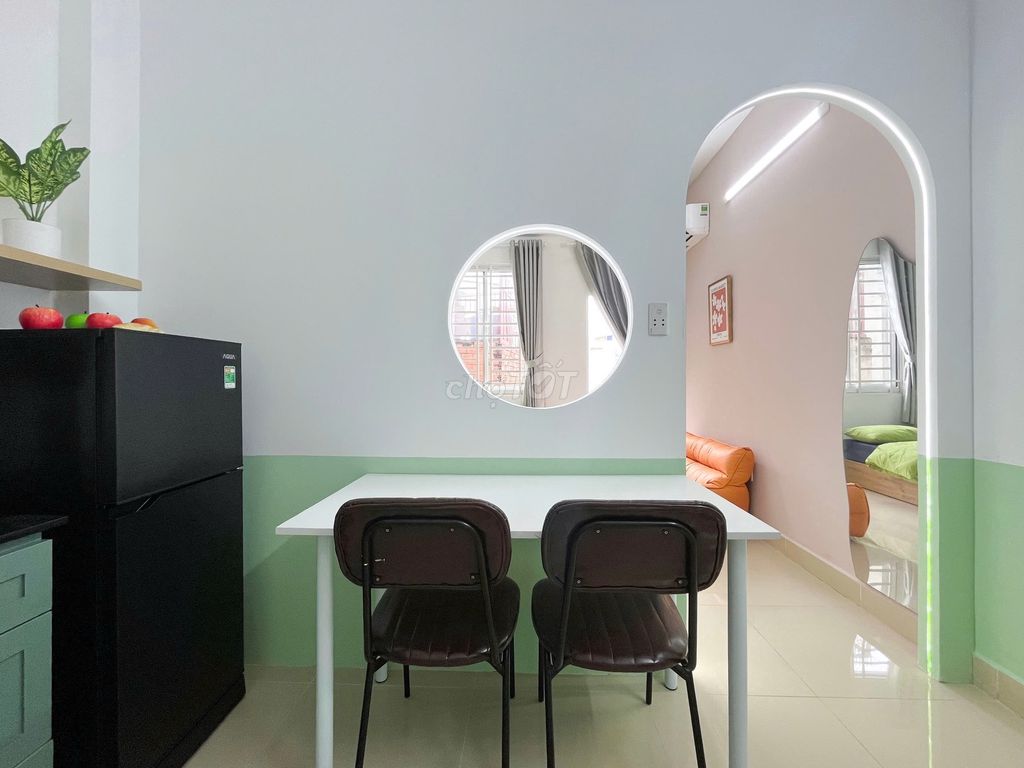 The balcony studio 35 M2 full of furniture went vincom P.V. ruled, prosperous, prosperous