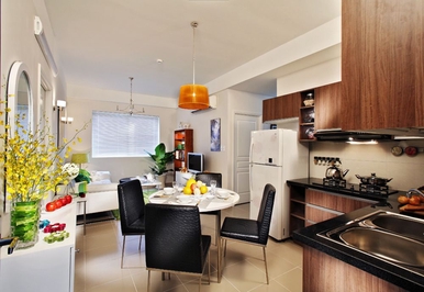 Rent the apartment of Sacom 340, area 105 meters, 3 bedrooms, 3 toilets, 13 million.