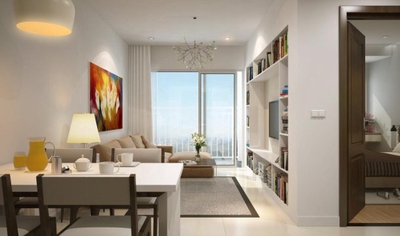 Rent the apartment of Sacom 340, area 105 meters, 3 bedrooms, 3 toilets, 13 million.