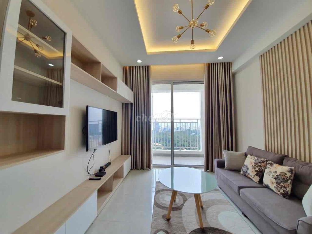 High-class apartment designed two bedrooms near the airport full of furniture.