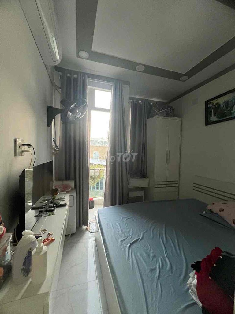 The house is rented with interior.