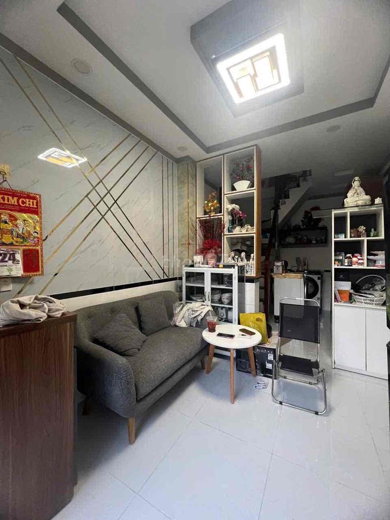 The house is rented with interior.
