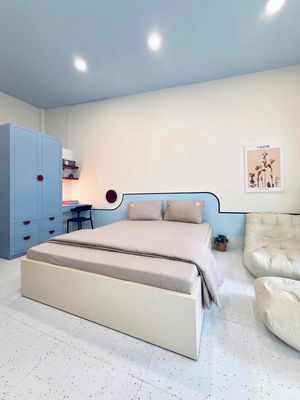 The super cute studio is brand new luxry for District 9 students.
