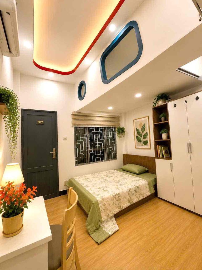 Duplex To have a bed and a bed.
