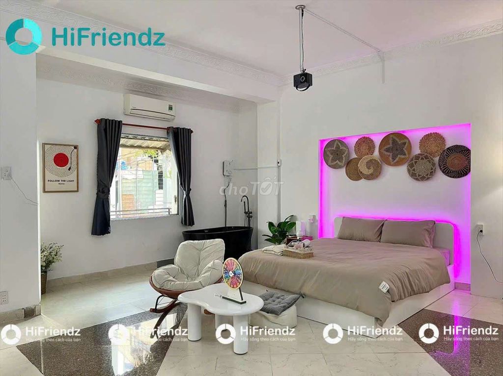 Near the county shore 1 district 3 studio apartment_Bancong_40 M2 full interior
