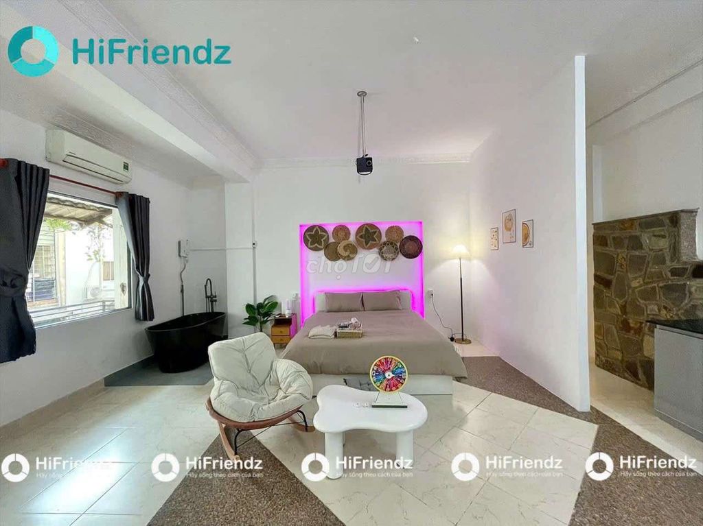 Near the county shore 1 district 3 studio apartment_Bancong_40 M2 full interior
