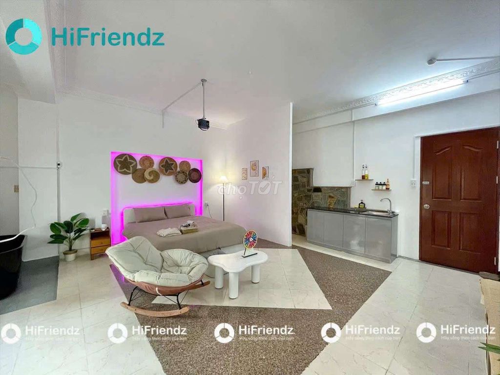 Near the county shore 1 district 3 studio apartment_Bancong_40 M2 full interior