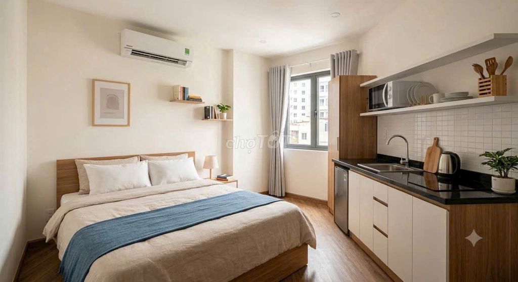 Rent a new full-industment service apartment 100 percent across from Kreacher District 9