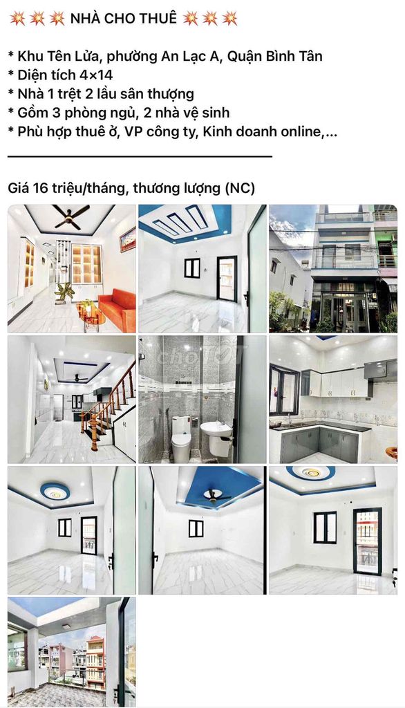 House 4 x14 2 3rd floor bedroom, Khu Tên Lửa, An Lạc A, Bình Tân