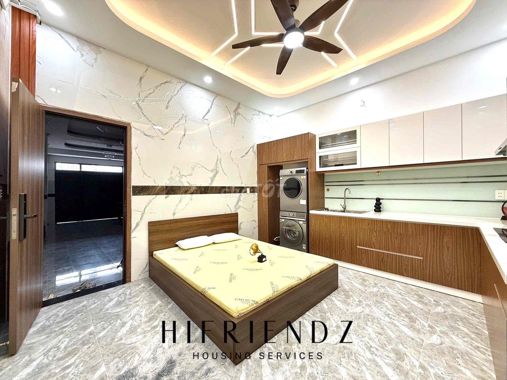 Rent the Studio Service apartment - Full High Level Kinh Dương Vương
