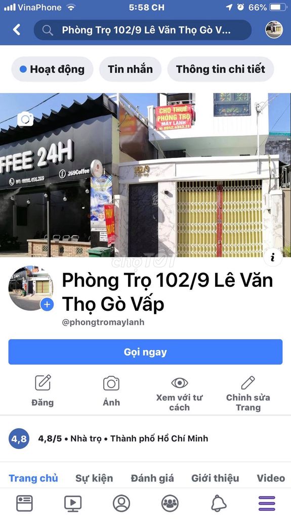 Gò Vấp. Check out the air conditioning room with a washing machine at the drying ground.