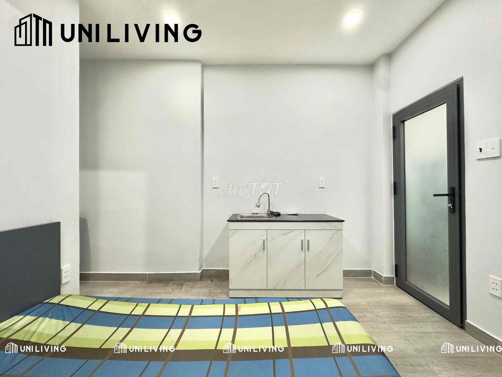 The studio is full of furniture - private washing machines - newly built houses