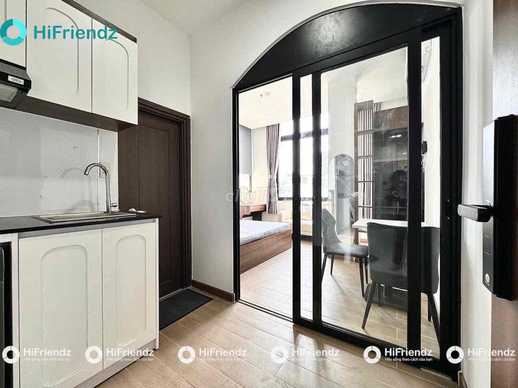 Rent a studio suite. A Dương Quảng Hàm Gò Vấp kitchen.