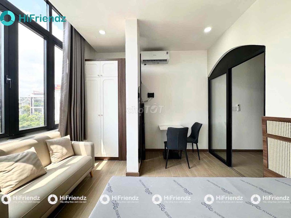 Rent a studio suite. A Dương Quảng Hàm Gò Vấp kitchen.