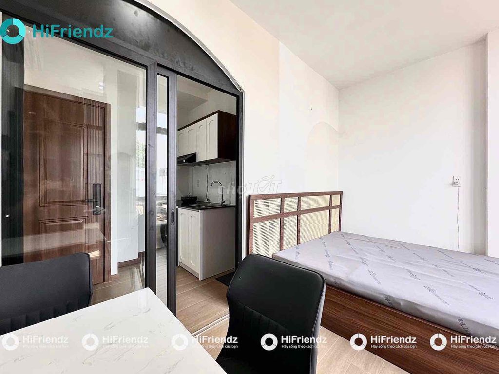 Rent a studio suite. A Dương Quảng Hàm Gò Vấp kitchen.