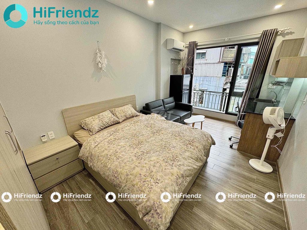 The new studio is 100 percent - full interior - full comfort