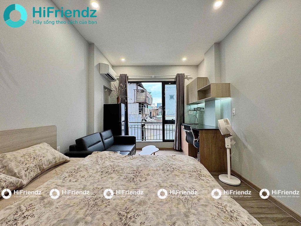 The new studio is 100 percent - full interior - full comfort