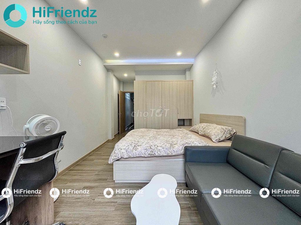 The new studio is 100 percent - full interior - full comfort