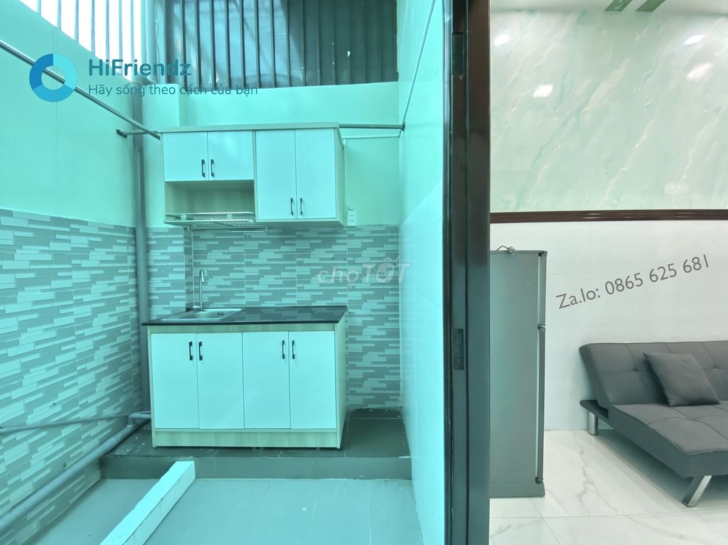 Two bedrooms full of furniture, private washing machines, Nguyễn Xí. Real ones, real ones.