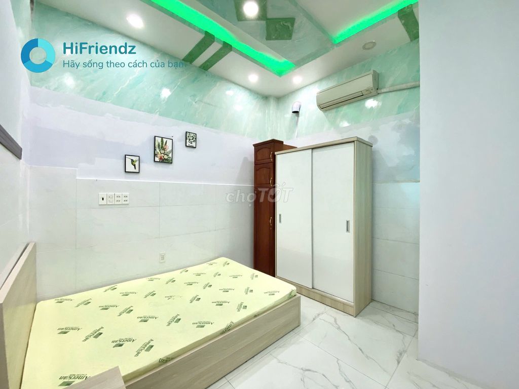 Two bedrooms full of furniture, private washing machines, Nguyễn Xí. Real ones, real ones.