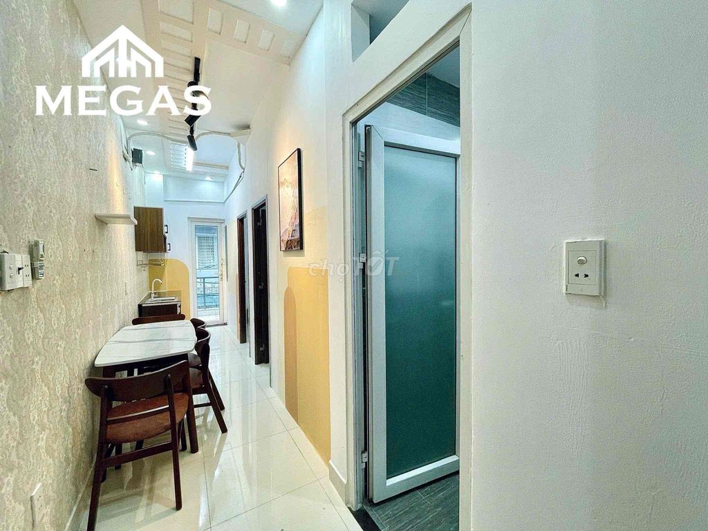 Two bedrooms, 50 meters, kitchen, regional balcony: Huỳnh Văn Nghệ - 206 stumbles.