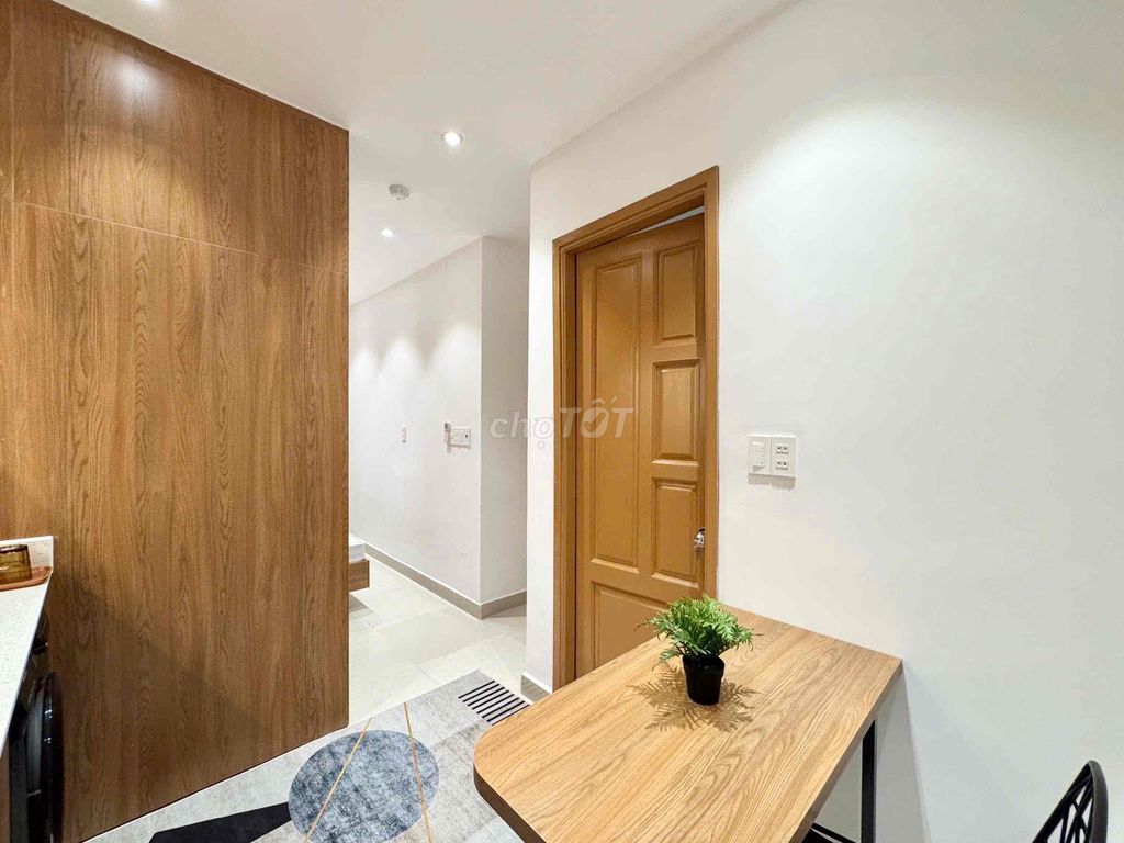 renting studio full modern interior near many facilities, vhu, hui