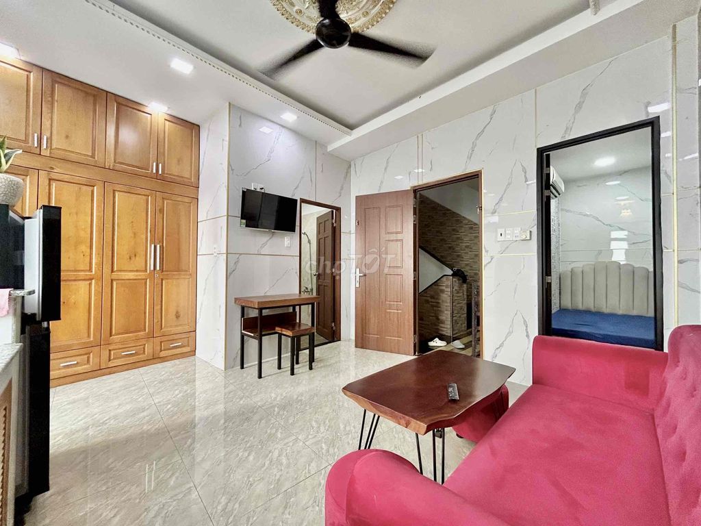 1 Lê Quang Định Bình Thạnh master bedroom - full wash-off machine