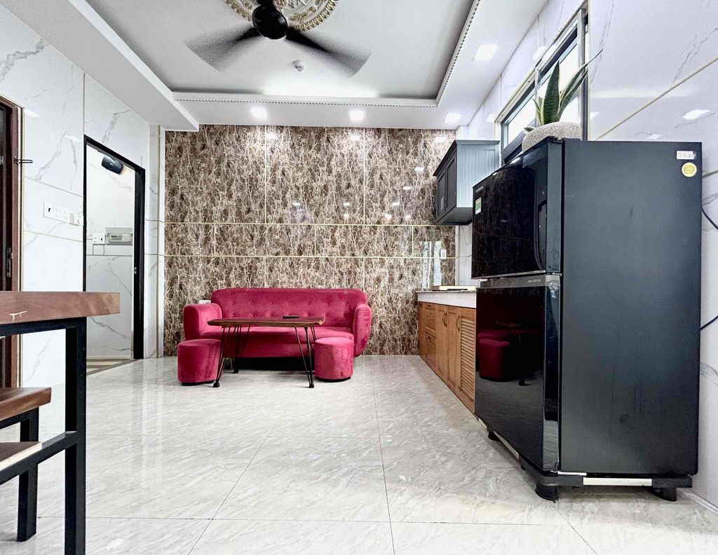 1 Lê Quang Định Bình Thạnh master bedroom - full wash-off machine