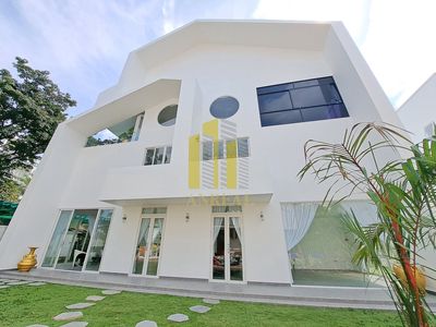 For the modern Villa, there's an 80 million swimming pool.