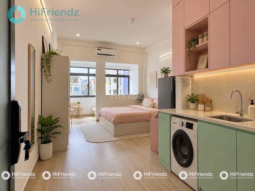 Lê Văn Sỹ apartment 1 bedroom-30 M2-studio-splitable window-centre.