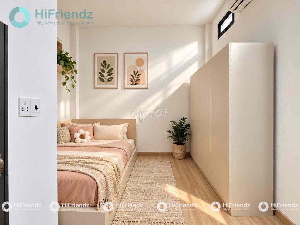 Lê Văn Sỹ apartment 1 bedroom-30 M2-studio-splitable window-centre.