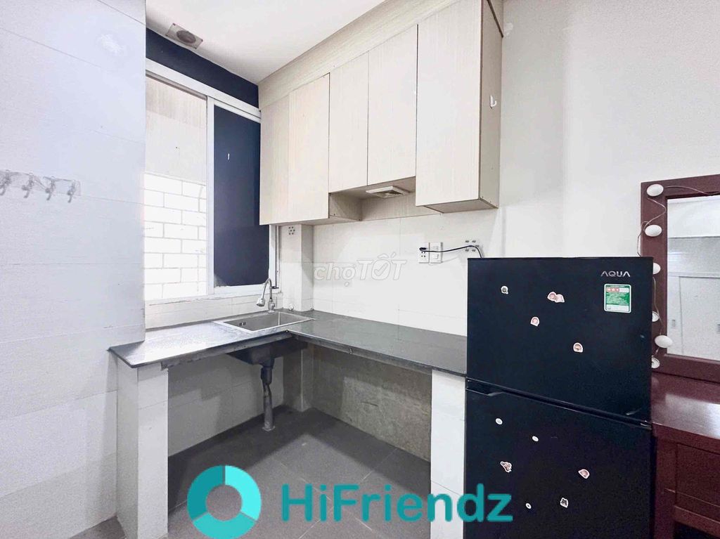 P Studio Full interior with clear sky windows just Tây Thạnh - ltt