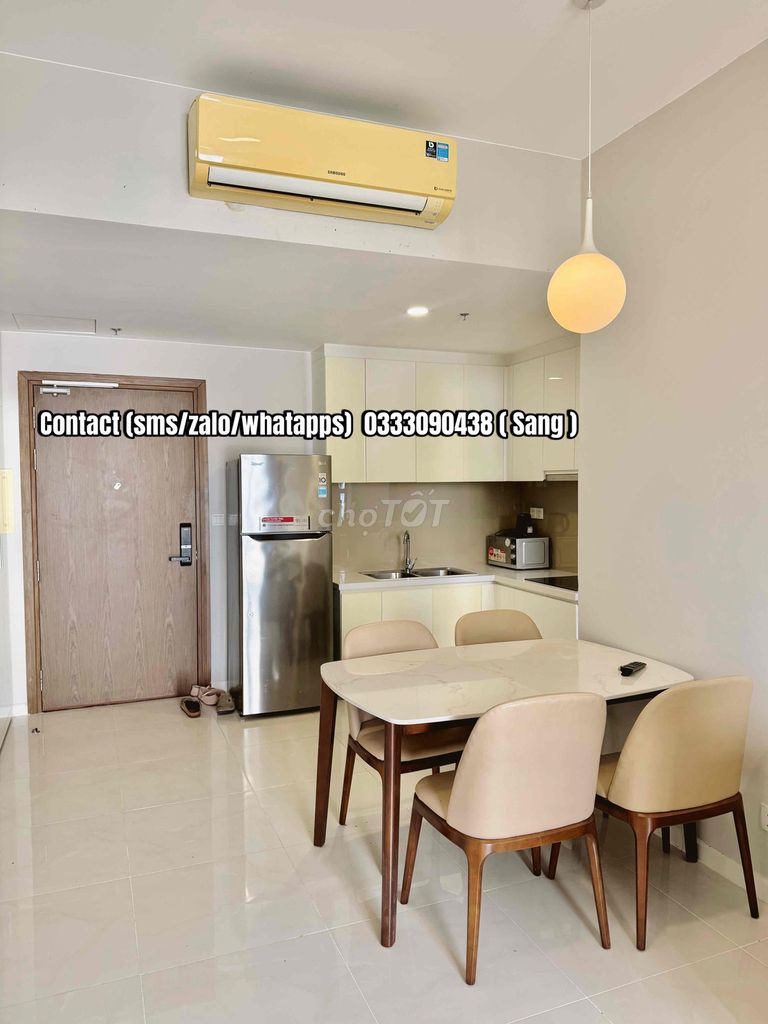 The key is ready to rent two bedrooms, two Masteri An Phú toilets, at 23 million nets.