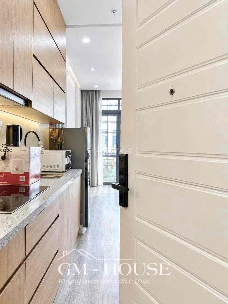 Bạch Đằng, Bình Thạnh – rents apartment 1 .35 m2 bedroom, full interior, free 2 cars